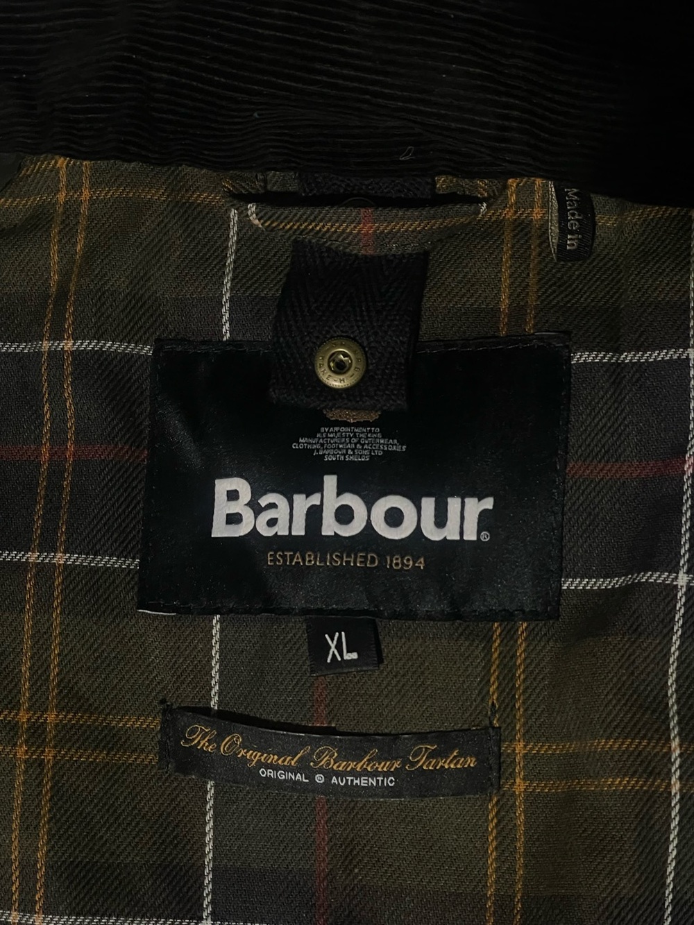 Barbour Ashby Waxed Jacket - Picture 6 of 7
